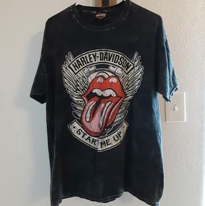 Harley Davidson and Rolling Stones Tee